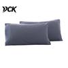 Smooth Fabric Pillow Covers 2Pcs Solid Color Satin Pillowcases, Silky Bed Covers, Gentle on Hair Envelope Closure Pillowcase & Skin, Cases with