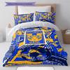 Tigres UANL Pattern Bedding Set Quilt Cover Pillowcase Home Decor Gift (1 * duvet cover + 2 * pillowcase, without core)