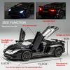 Спортивная модель Lamborghini LP750, масштаб 1/32, из сплава, с детализированным салоном, крутыми световыми и звуковыми эффектами, изысканное настольное украшение