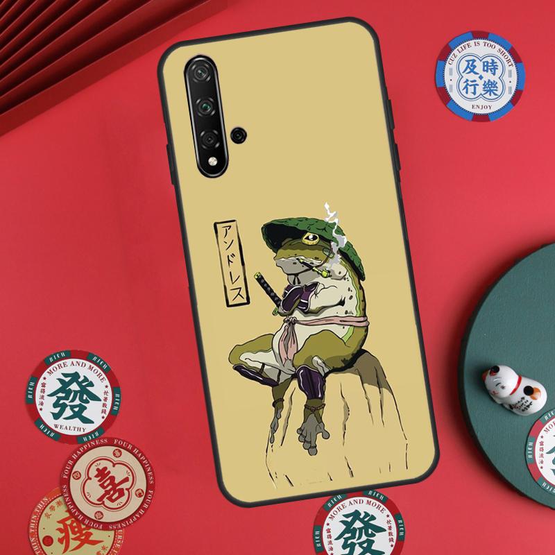 Милая мультяшная лягушка для Huawei Nova Y60 Y70 Y90 Y72 Y73 Y61 Y91 7i 8i 11i 12i 12s 9 10 SE P20 P30 P40 Lite Чехол