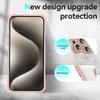 For iPhone 13 Pro Case Acrylic+TPU Reinforced Corners Protective Cover with Lens Film