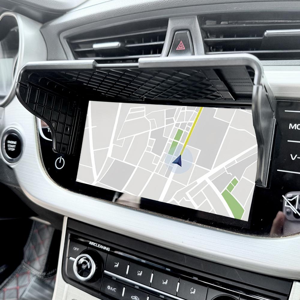 Аксессуары для центрального экрана управления Козырек для экрана дисплея Универсальный козырек для экрана Аксессуары для салона Автомобильный GPS-навигатор Солнцезащитный козырек Антибликовый экран