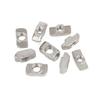 European Standard T-Slot Aluminum Profile Nuts: Wing Nuts M3-M8, Types 20/30/40/45.