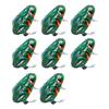 1/8Pcs Wind-up Frog Toy Nostalgic Vintage Movable Eyes Clockwork Spring Iron Jumping Green Frog Toy Party Favors Kids Adults Gift