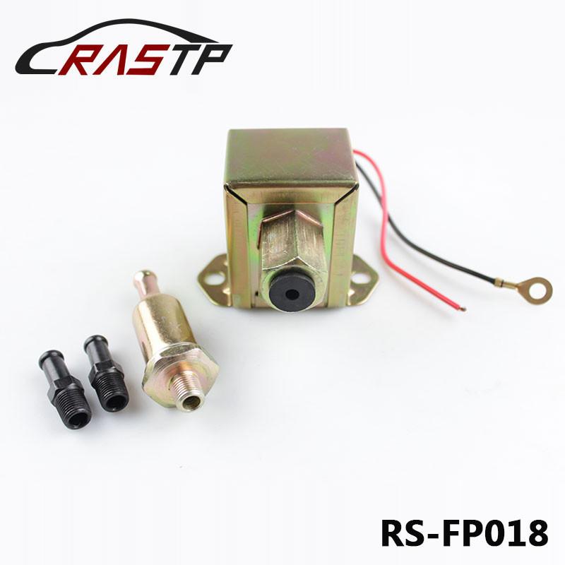 RASTP-12V Diesel Petrol Square Electric Fuel Pump 40104 40106 40107 Low Pressure External for Ford RS-FP018