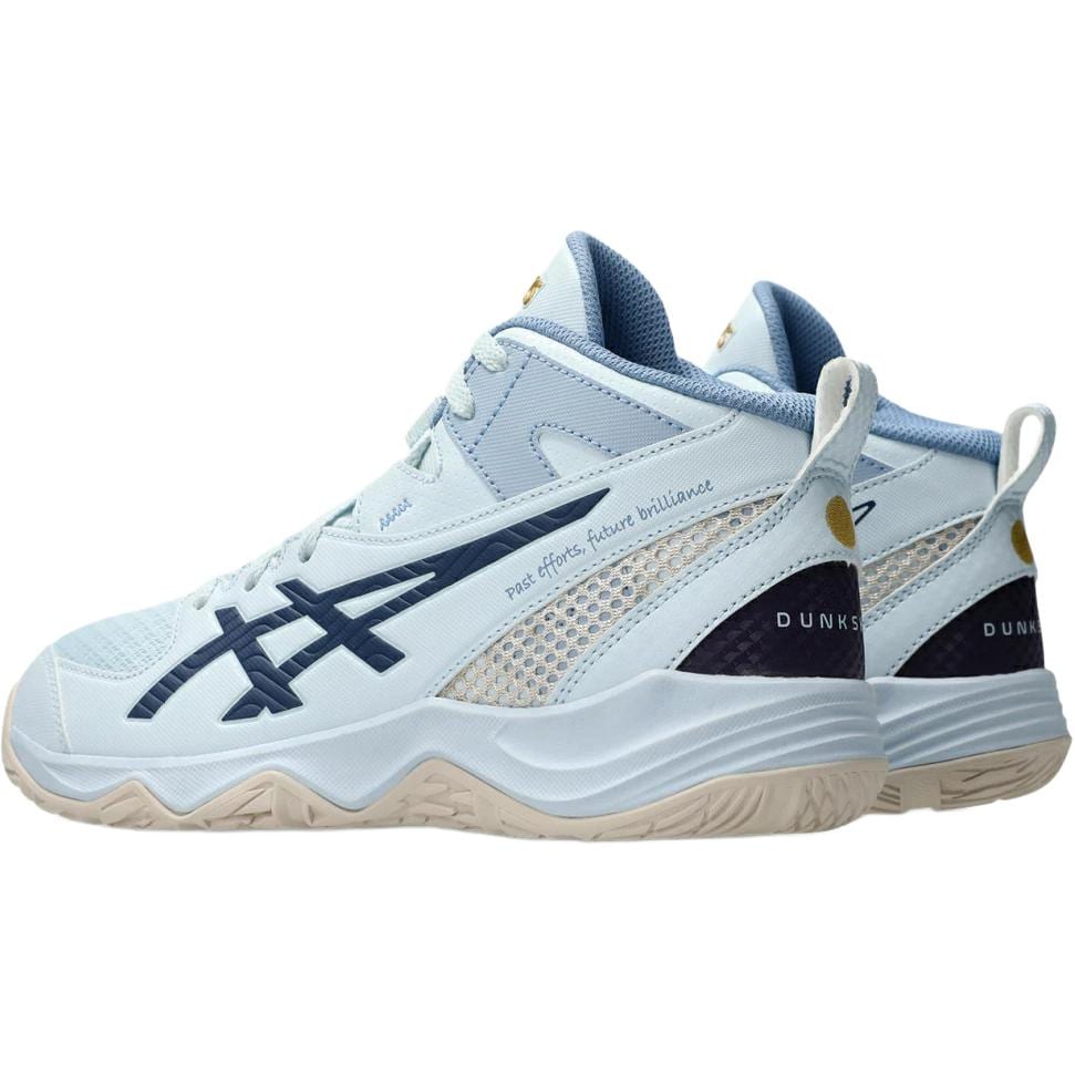 ASICS Mid top Children's Basketball Shoes White Blue Kids' 1064A023-401