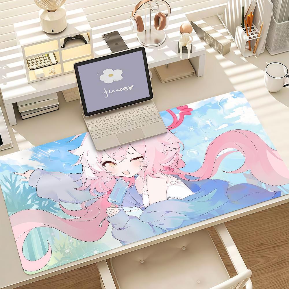 Games Girl Blue A-archive Hoshino Mouse Pad Anti Slip Rubber Edge Locked Thickened Laptop Gaming Desk Mat