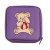 Women Portable Sanitary Napkin Tampon Storage Bag Cotton Travel Makeup Storage Bag Literary Zipper Coin Purse Sundries Storage#w