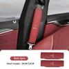 Car Seat Belt Shoulder Cover Leather Shoulder Protector Pad For Alfa Romeo 159 Giulietta 156 147 Giulia Mito GT Stelvio Spider ert853