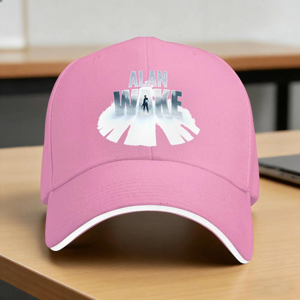 Alan Wake Casual Baseball Cap Summer Trucker Hat Breathable Running Hippie Hip Hop Hats Couple Women Fitted Retro Baseball Caps