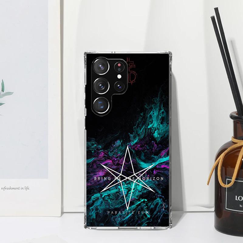 Чехол для телефона Bring Me The Horizons для Samsung Galaxy S25 S24 S23 S22 Ultra S21 FE S20 Plus S10 + S10E Арт Fundas Задняя крышка S24 S