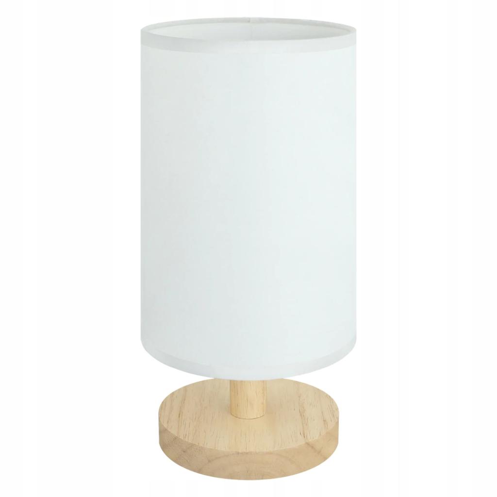 Struhm Modern Wooden Table Lamp Bela E14 Beige Lampshade 1 Pc