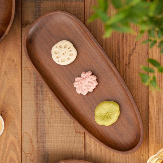 Деревянный поднос для демонстрации Маленький круглый деревенский поднос для подачи Подсвечник Поднос для украшений Фермерский Современный домашний декор