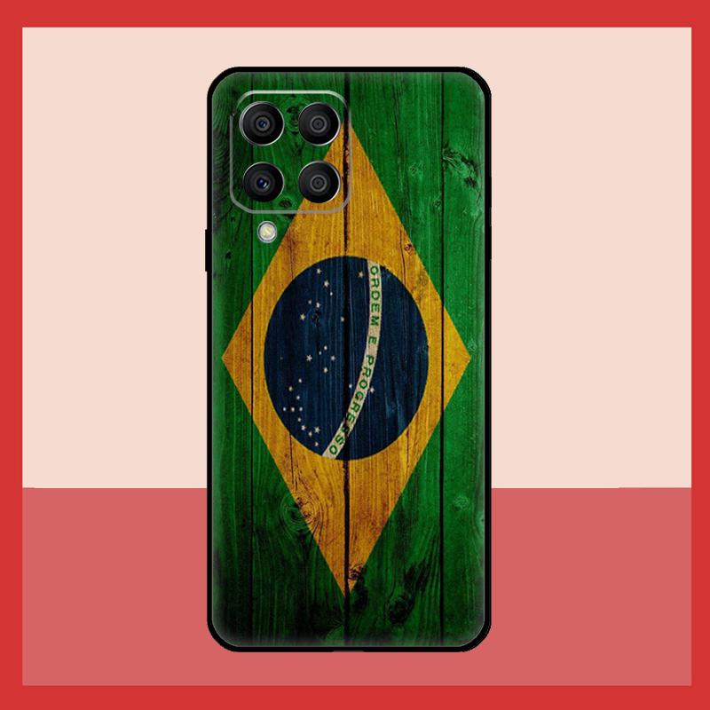 Brazil Brazilian Flag Case For Samsung Galaxy M12 M52 M06 M16 M36 M56 M33 M15 M55 M31 M13 M14 M53 M32 M35 M34 M54