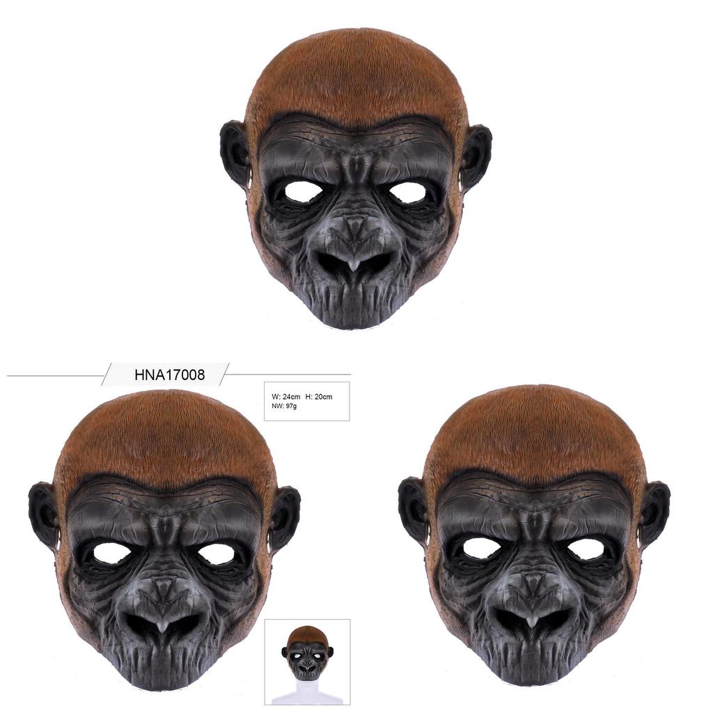 Halloween Gorilla Mask With Foam Material For Costume Parties And Cosplay Events