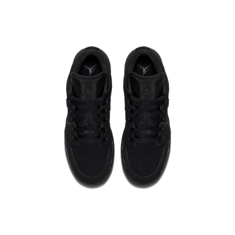 Jordan 1 Низкий GS Тройной Черный 553560-056