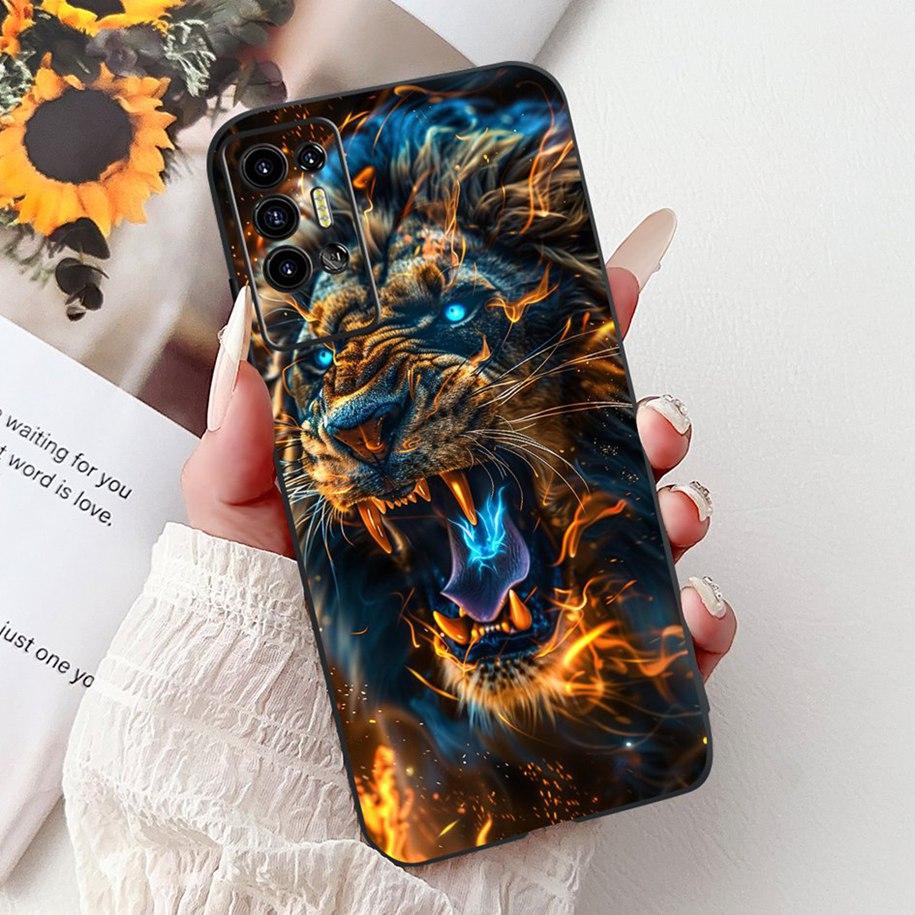 For Tecno Pova 2 Case LE7 LE7n Cover Cool Dragon Lion Cartoon Soft Silicone Protective Shells For Tecno Pova 3 LF7n Pova2 Bumper