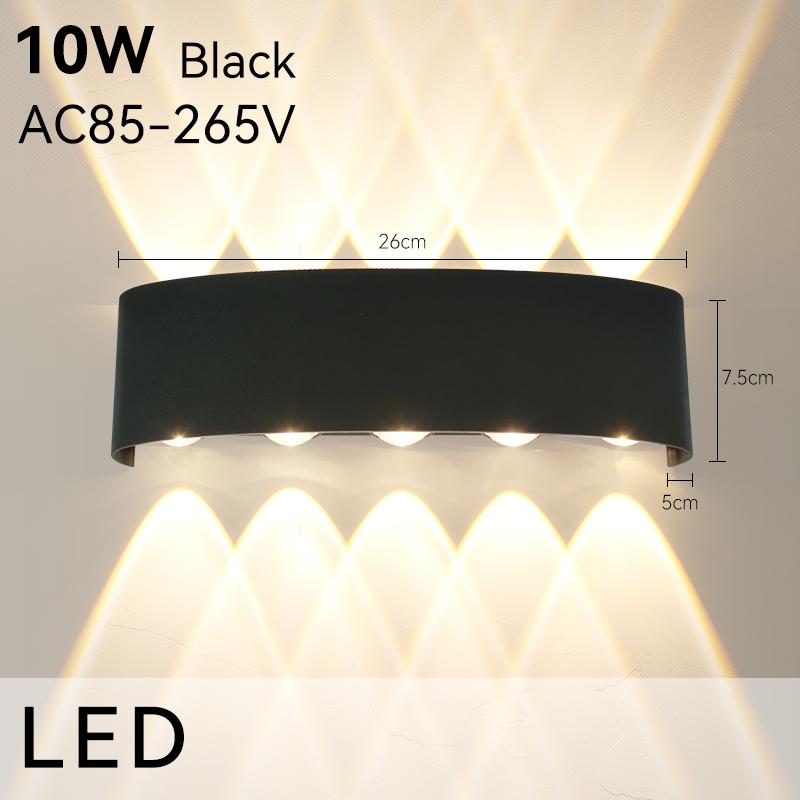 Современный светодиодный настенный светильник с пластиковым корпусом, не водонепроницаемые настенные светильники для внутреннего освещения спальни, гостиной