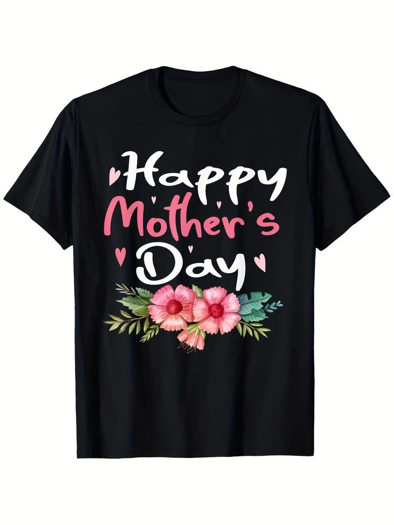 Happy Mother's Day Mom Mommy Flowers Mothers Day T-Shirt Style 2