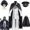 Danganronpa V3 Kokichi Oma Косплей Костюм Президента Униформа Плащ Полный комплект Хэллоуин Карнавальная одежда