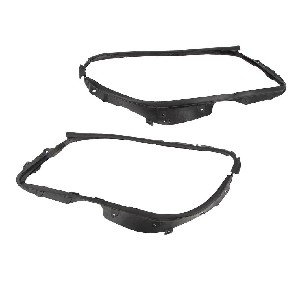 1 Pair Headlight Trims Sealing Cover 2048260991 Rubber Headlight Gasket Replacement for Benz C‑Class W204 2008 To 2011
