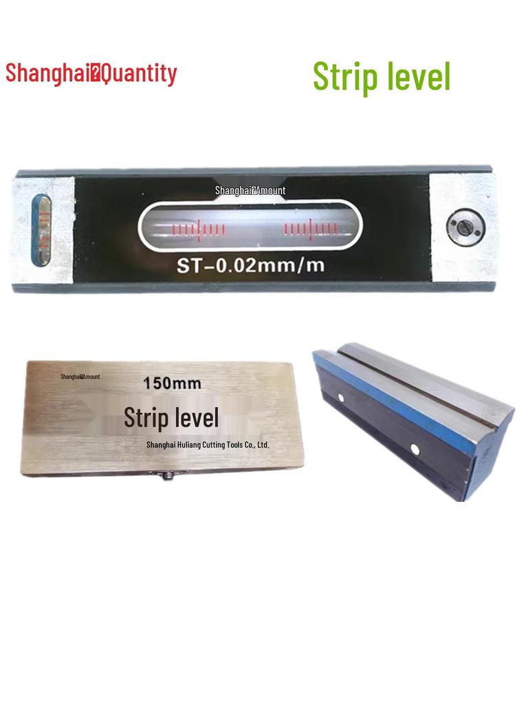 Shanghai Huliang High-Precision Mechanical Bubble Leveling Ruler for Industrial Machine Tools