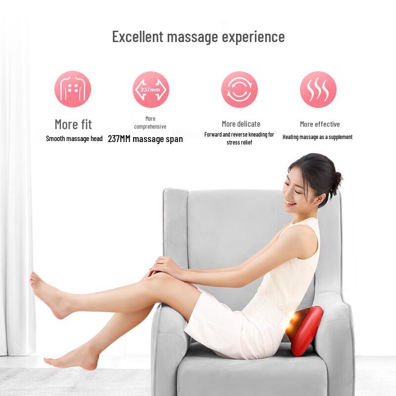 OGAWA Rechargeable Neck & Shoulder Massage Pillow CN plug (adapter included)