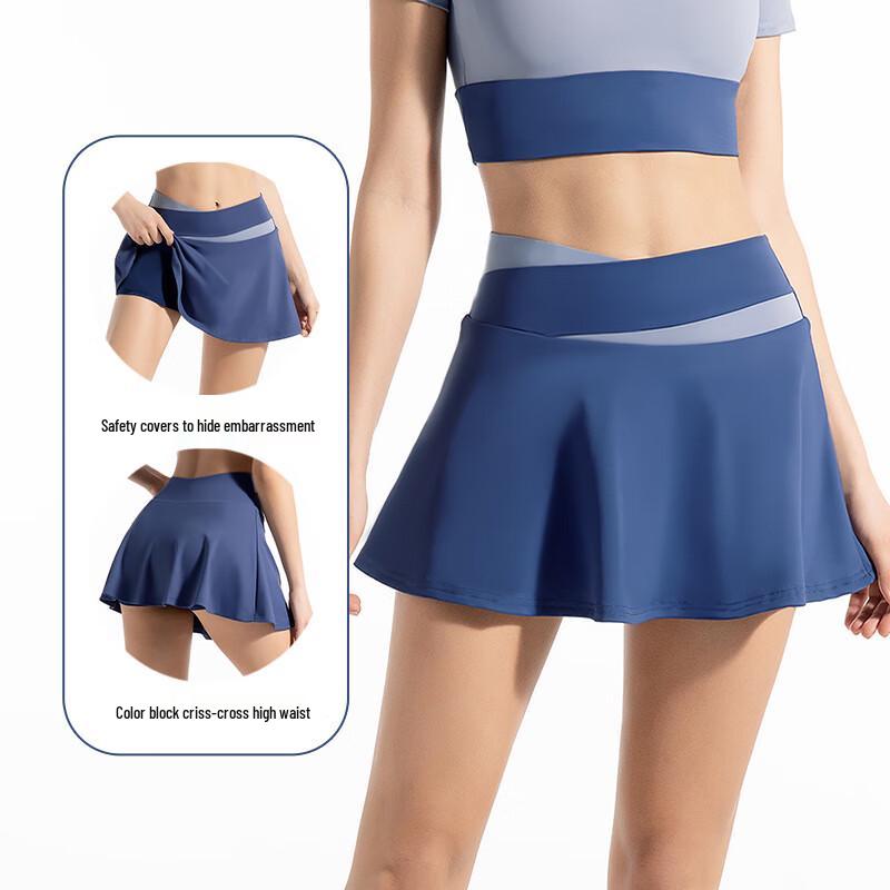 Nuodingxiu Women's High-Elastic Yoga Skort