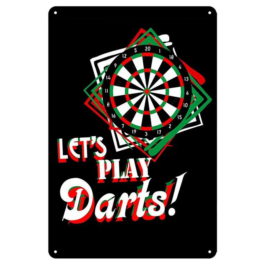 Metal Tin Signs No Beer No Darts Wall Decoration Plaque Vintage Poster Iron Painting for Man Cave Home Cafe Game Room Club Bar