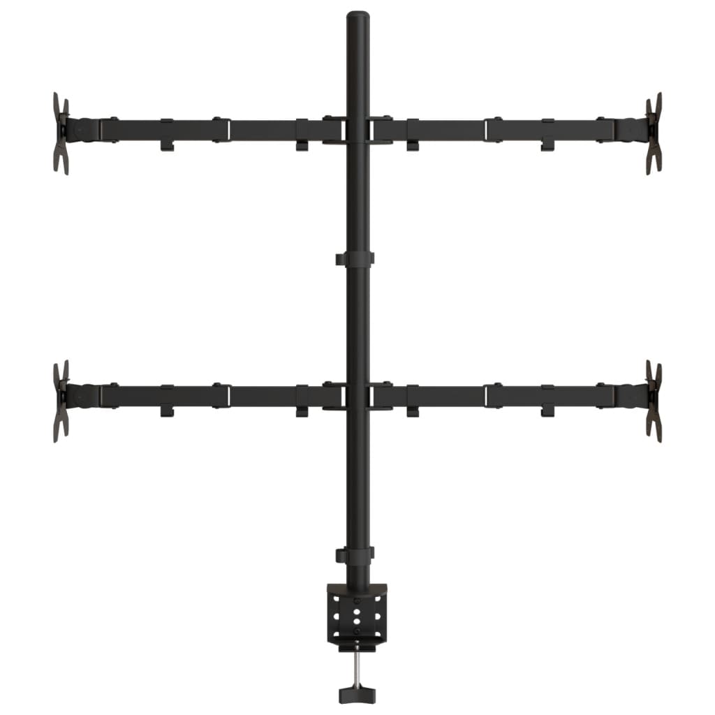Monitor Mount Black Steel VESA 75 100 mm