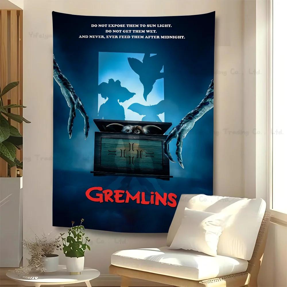 Gremlins Movie Hanging Bohemian Tapestry Hanging Tarot Hippie Wall Rugs Dorm Japanese Tapestry