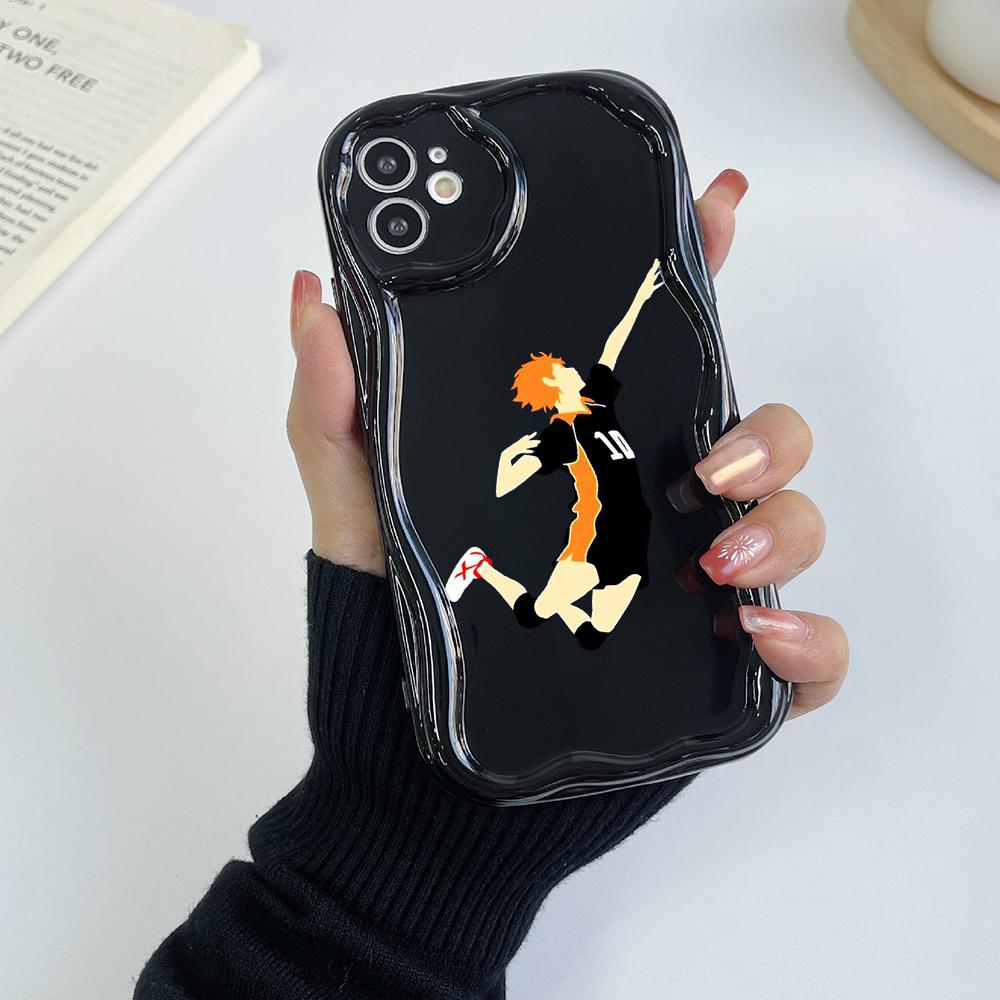 N69 аниме Haikyuu X Reader art, мягкие волнистые чехлы для телефонов для iPhone 14 Pro Max 13 mini 15 Plus XR 7 8 6 XS Max 12 11, защитный бампер