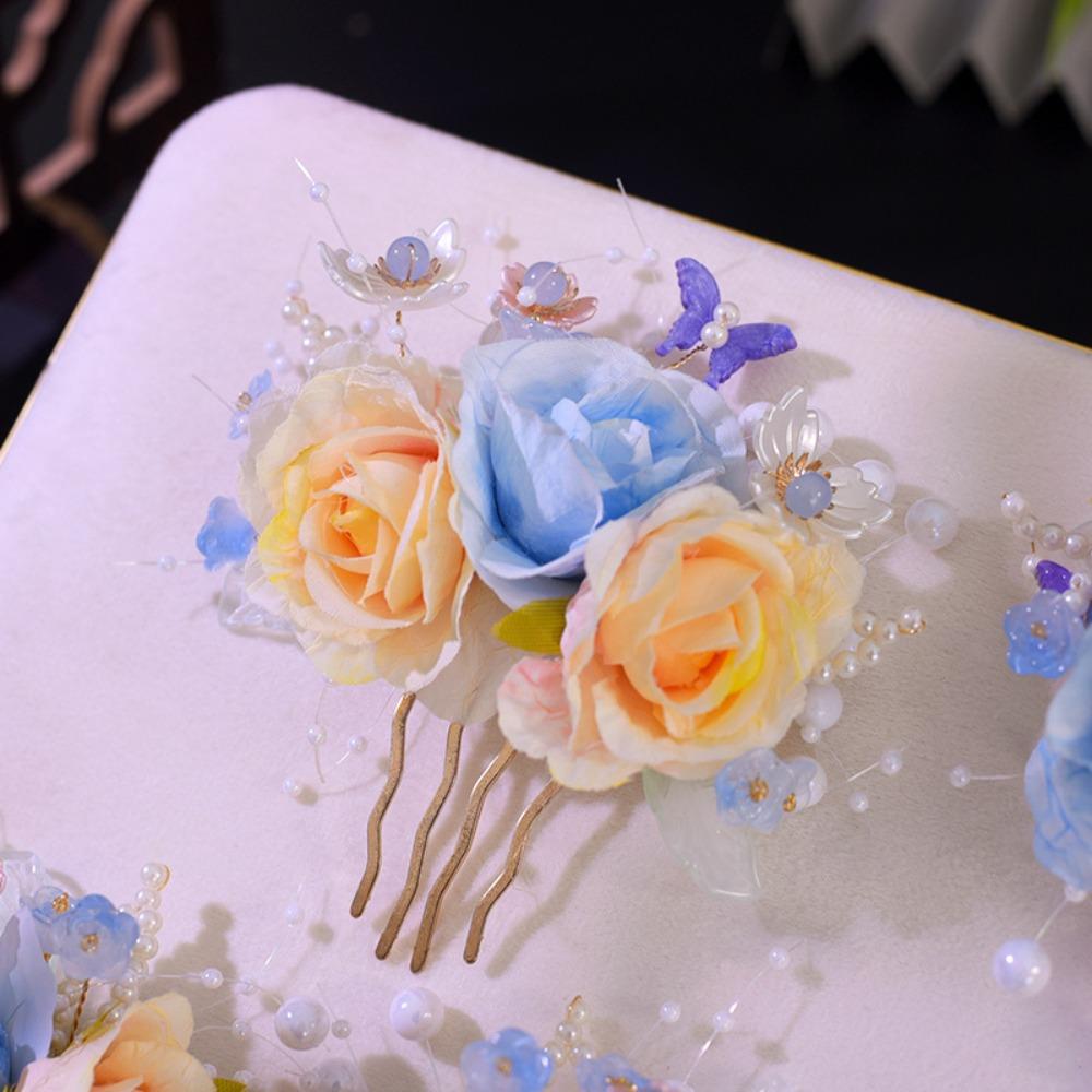 Кисточка Древняя Палочка для Волос Жемчуг Ханфу Головной Убор Антикварная Заколка для Волос Династии Тан Аксессуары для Волос