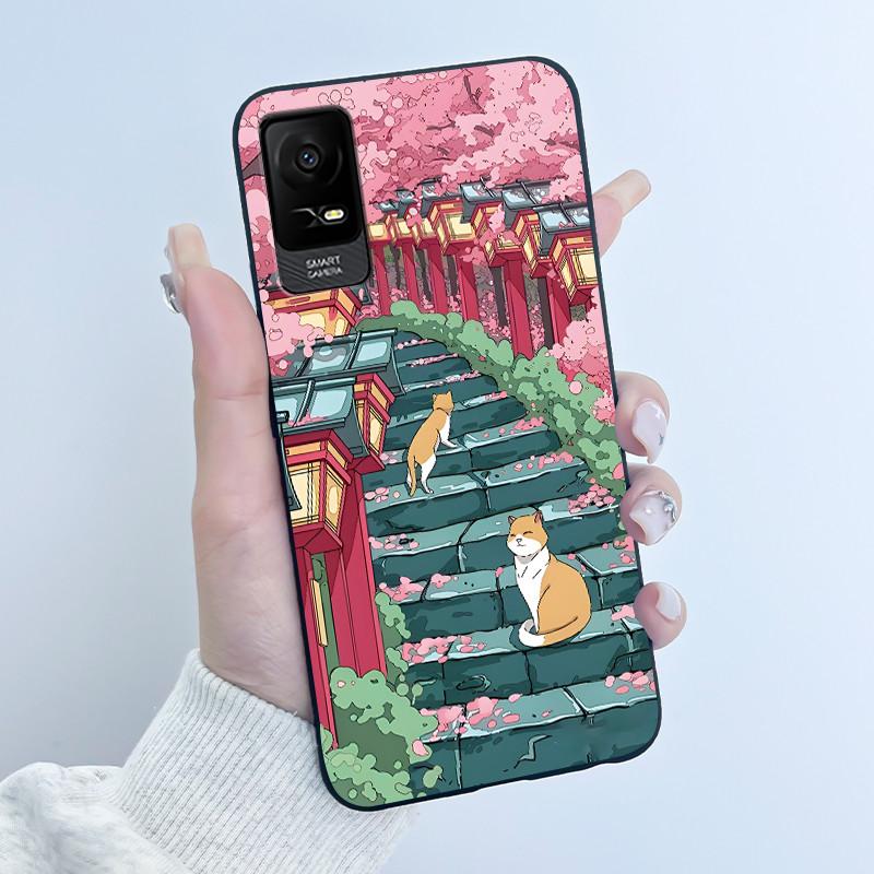 Милый Чехол Для TCL ION X / TCL ION V / TCL 40Z Capa Защитная Крышка TCL ION Z Fundas Печатный Корпус Мягкий Силикон Мультяшный Чехол
