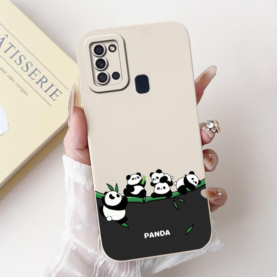 For Samsung Galaxy A21s Case Samsung A21S A 21S SM-A217F Elegant Printing Soft Silicone Camera Protective Shockproof Phone Cases