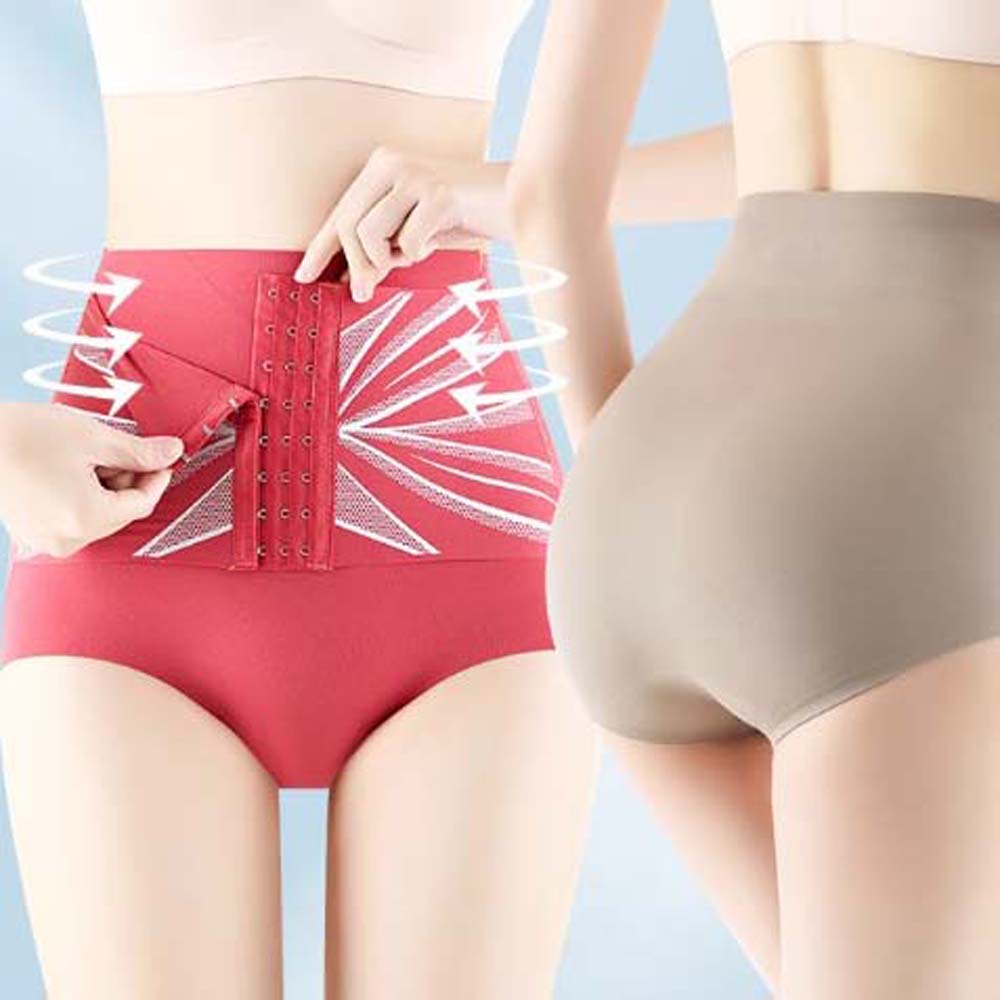 Утягивающие трусы для талии и ягодиц с застежкой, бесшовные трусики, женские, для платья, штаны для йоги