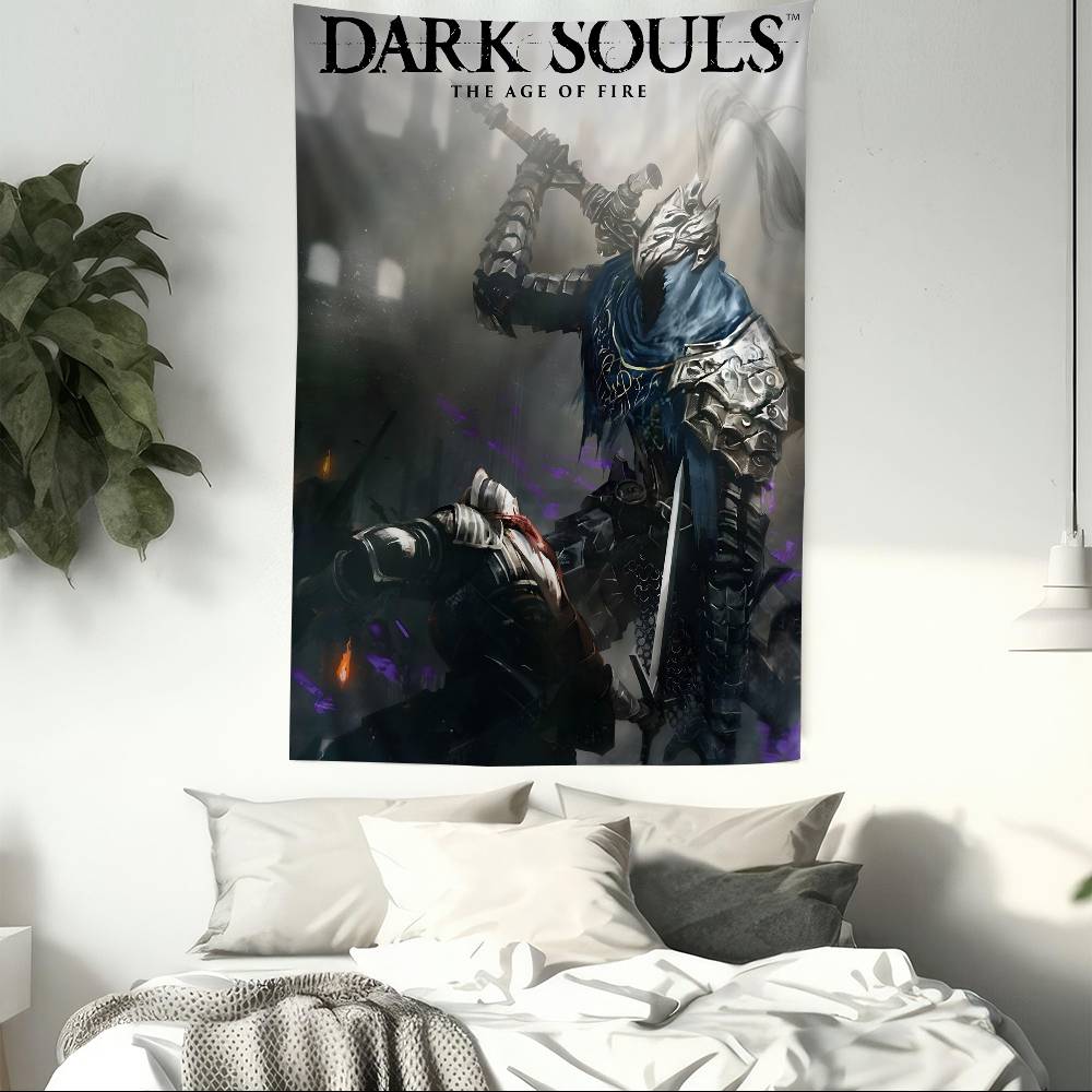 DARK SOULS Приключенческая игра Подвесной богемный гобелен Подвесной таро Хиппи Настенные ковры Комната Домашний декор
