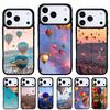 Чехол для телефона с рисунком воздушного шара для iPhone 17 16 15 14 13 Pro Max Задняя крышка для 12 11 Pro Coque