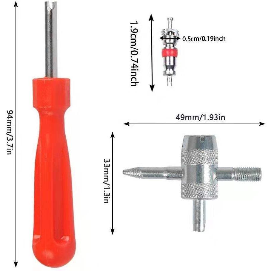 Car Tire Valve Retriever Lever Extractor Repair Tool Set