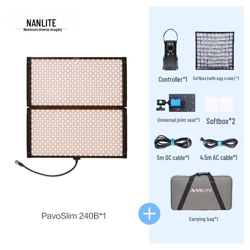 NANLITE PavoSlim 240B Bi-Color LED Panel Light