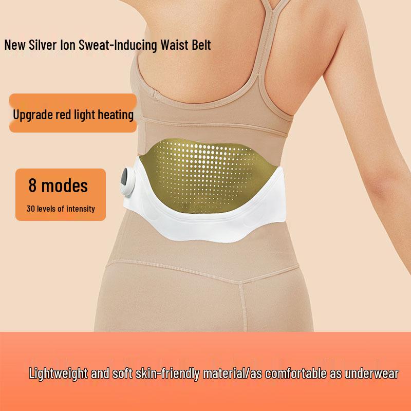 EMS Пульсовый Массажер для Живота с Подогревом и Пояс