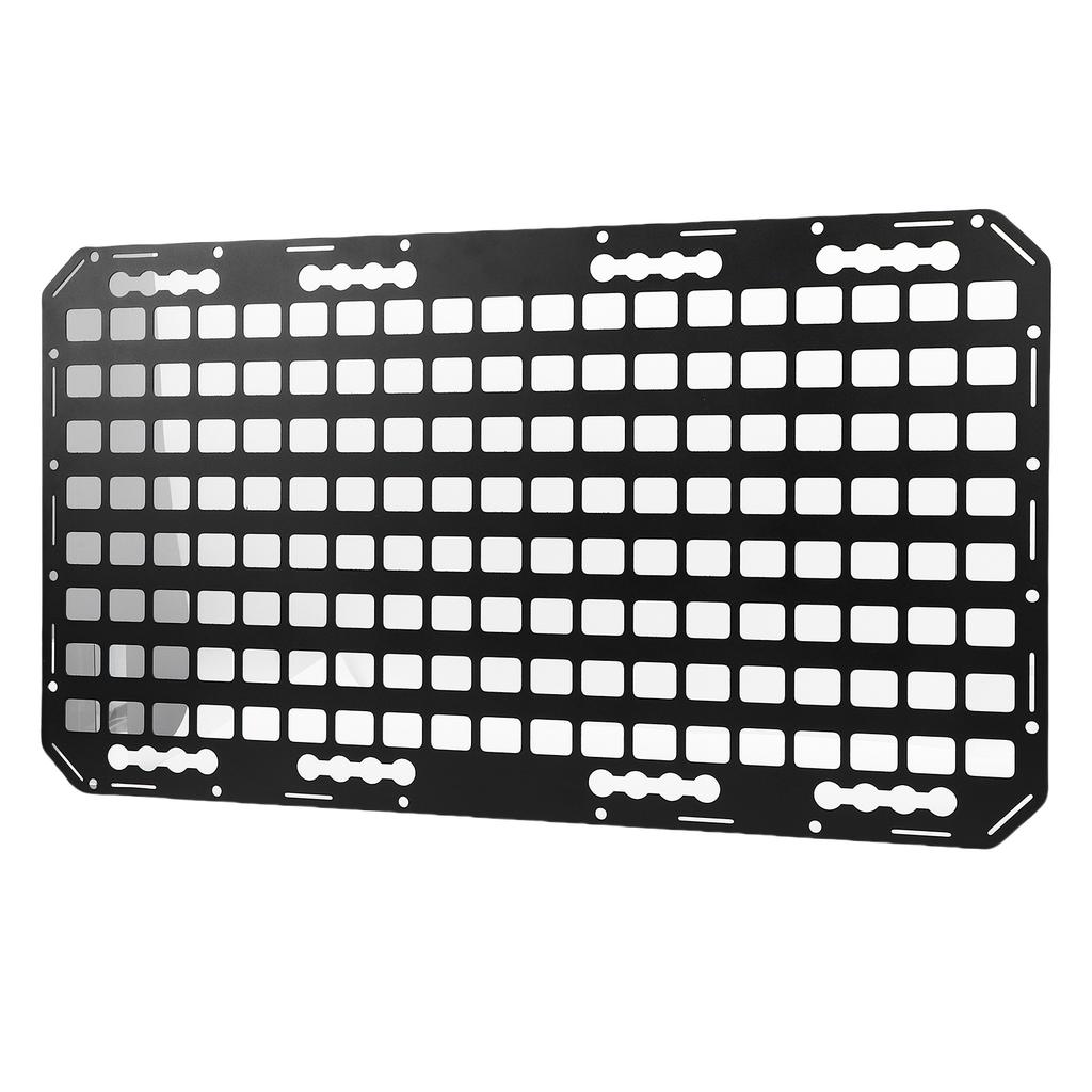 Алюминиевая боковая панель Molle для кузова грузовика 17x30x0,08 дюйма, система стеллажей с панелью Molle для кузова пикапов, внедорожников, седанов, грузовиков, автодомов