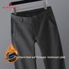 Мужские брюки MONTAGUT в стиле business casual с флисовой подкладкой
