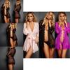 Versatile Women Bind Sexy Lace Underwear Babydoll Sleepwear G-string Lingerie Bathrobe Perfect For Any Occasion