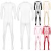 Men's Sheer Mesh Full Body Stockings Pantyhose Stretchy Footed Tights Leggings Bodysuit