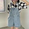 Women Denim Shorts Female Summer Loose Wide Leg Shorts Korean Jumpsuit Shorts For Women