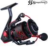SOUGAYILANG Spinning Reel 12+1BB High Speed Fishing Reel Fishing Wheel for Carp Saltwater Freshwater
