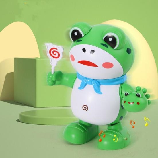 Игрушка со светом и музыкой на батарейках Забавная танцующая лягушка Интерактивная игрушка для развлечений