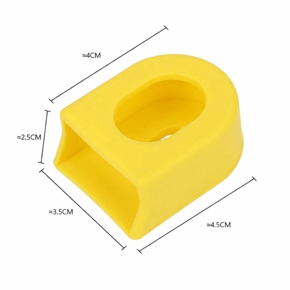 10PCS Multicolor Cycling Crank Boot Protectors Silicone Crank Arm Protectors Bike Accessory