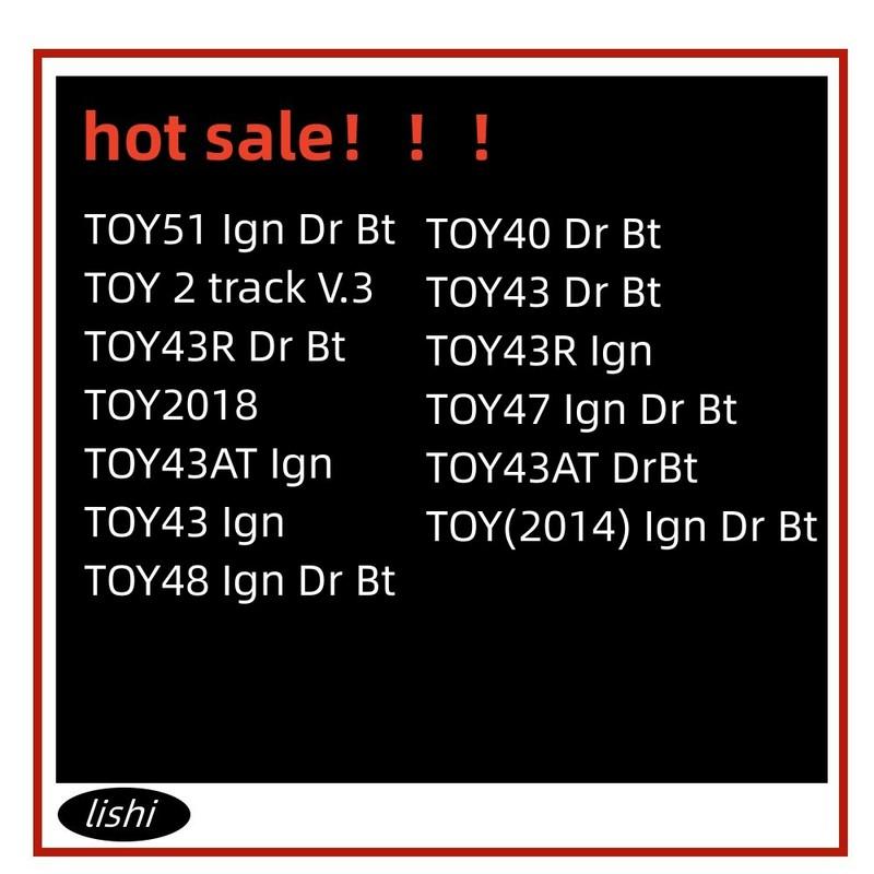 121-140 Lishi 2 In 1 2in1 Tool for Kia2018 SX9 TOY2018 TOY47 HON77 YH65 HU136 TOY51 HON41 HU134 HON63 for Ford2017 for Mahindra